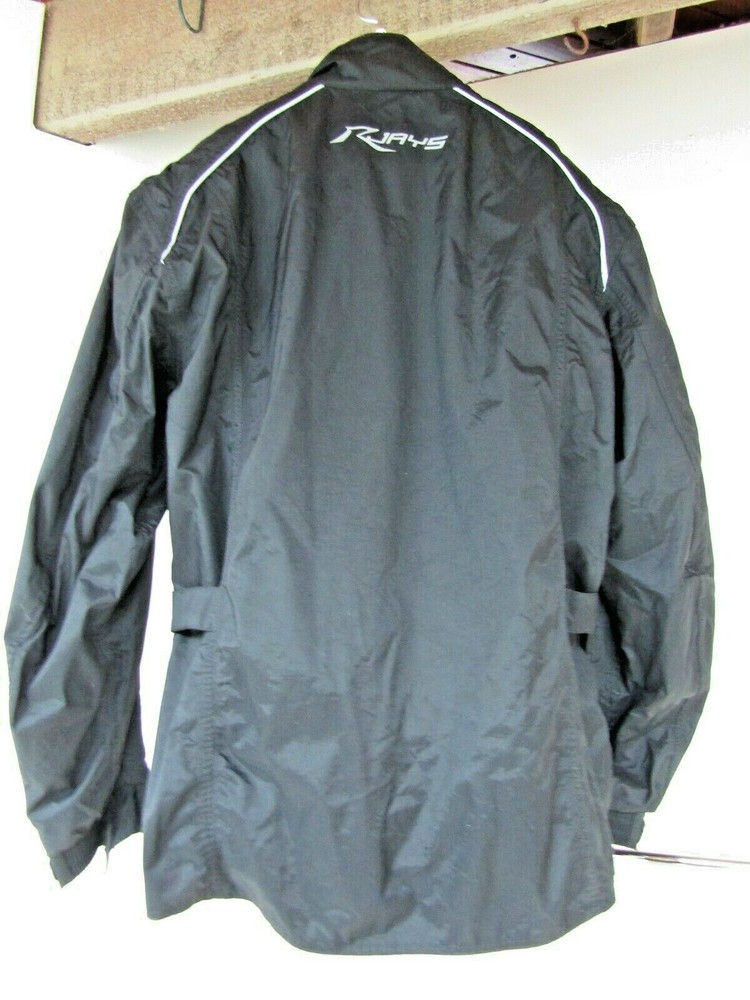 RJays Vector Rain Jacket Black Size Medium Used
