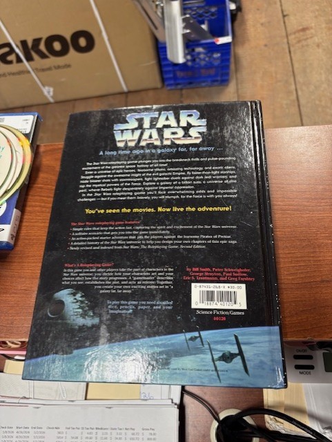 Star Wars D6 Second Edition Revised & Expanded Core Rulebook HC WEG RPG