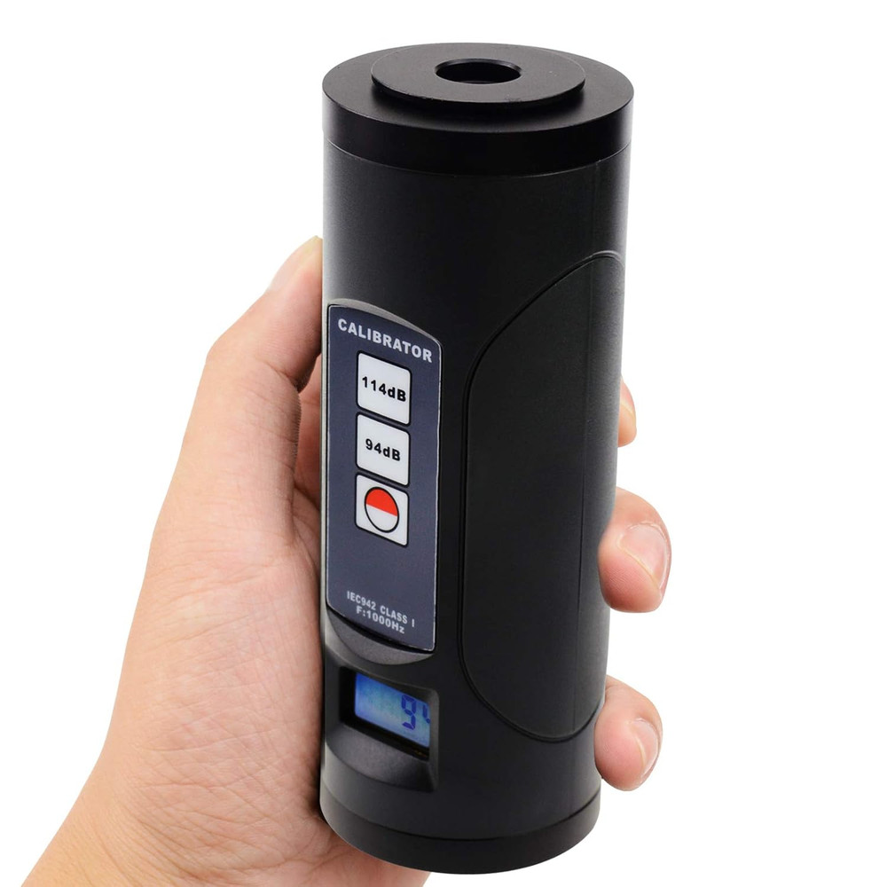 LCD Digital Sound Level Calibrator 94dB & 114dB with Backlight Display