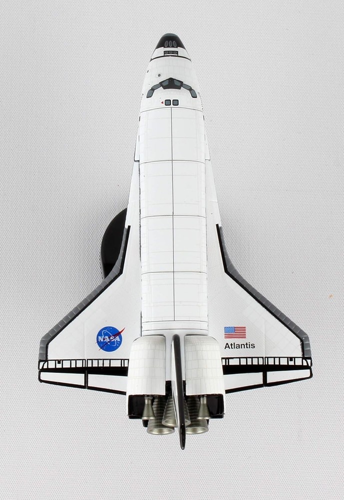 Authentic NASA Orbiter Space Shuttle Atlantis Model with Display Stand - 1:300