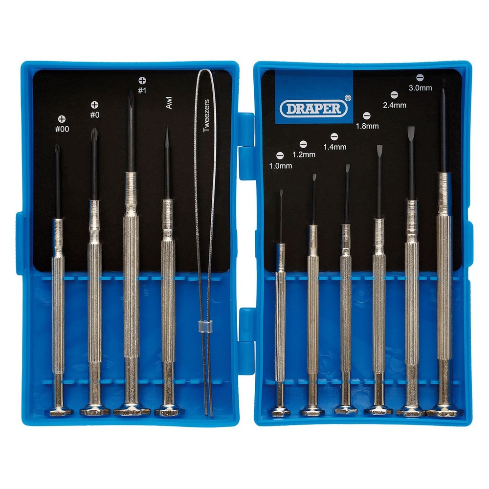 Draper 15631 Precision Screwdriver Set 11 Piece