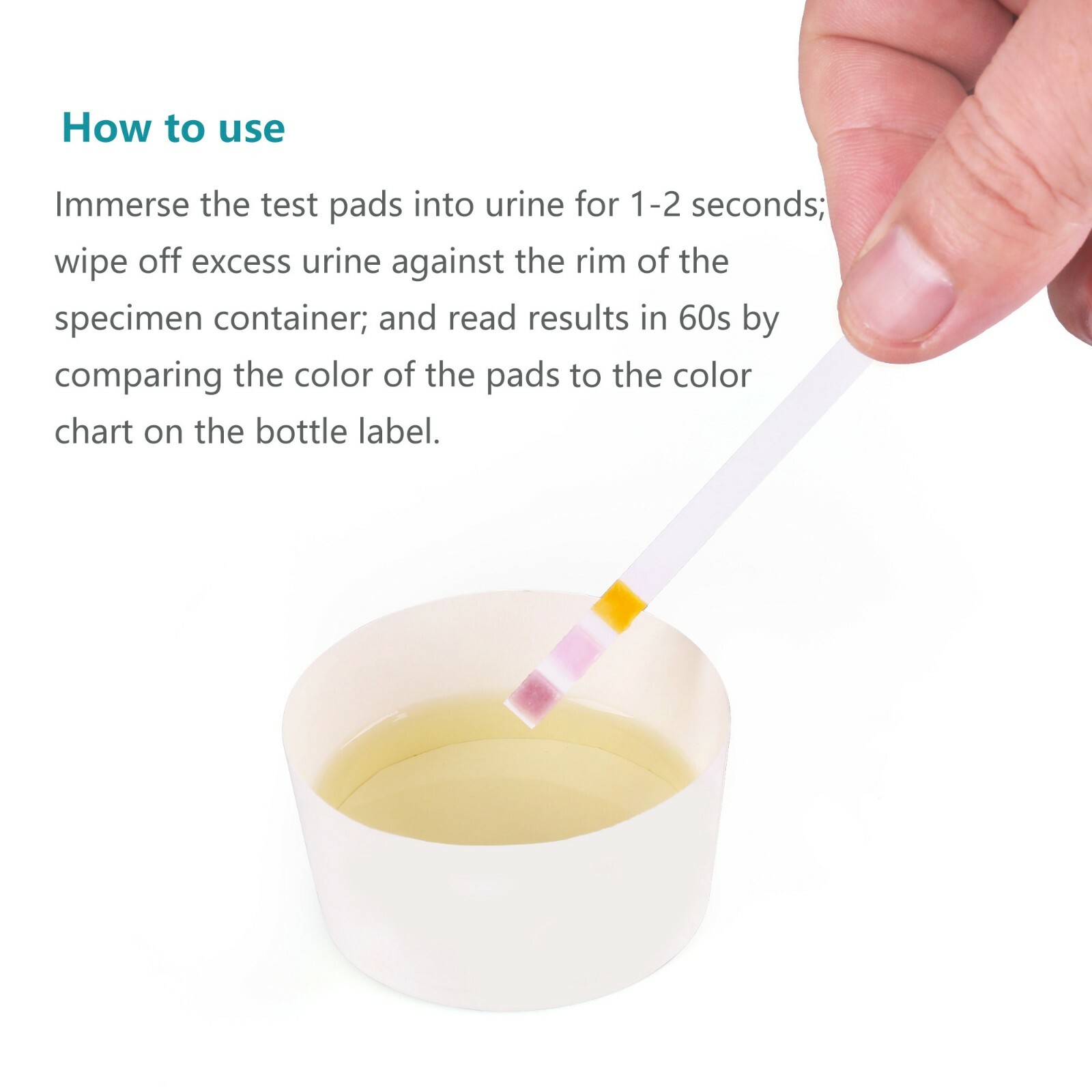 UTI Test Strips 3-in-1 Urinary Tract Infection for Leukocytes Nitrite PH Test US