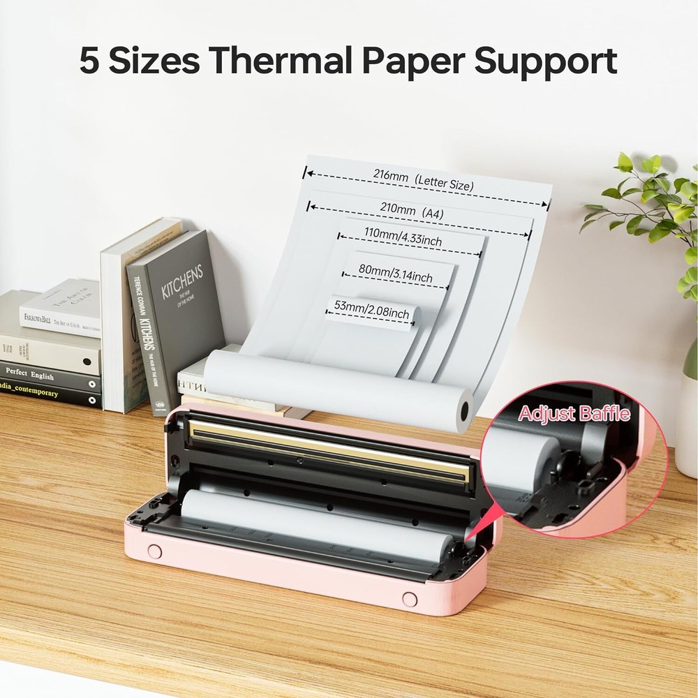 Phomemo M832 Thermal Portable Printer Inkless Mobile Letter Printer Office Home