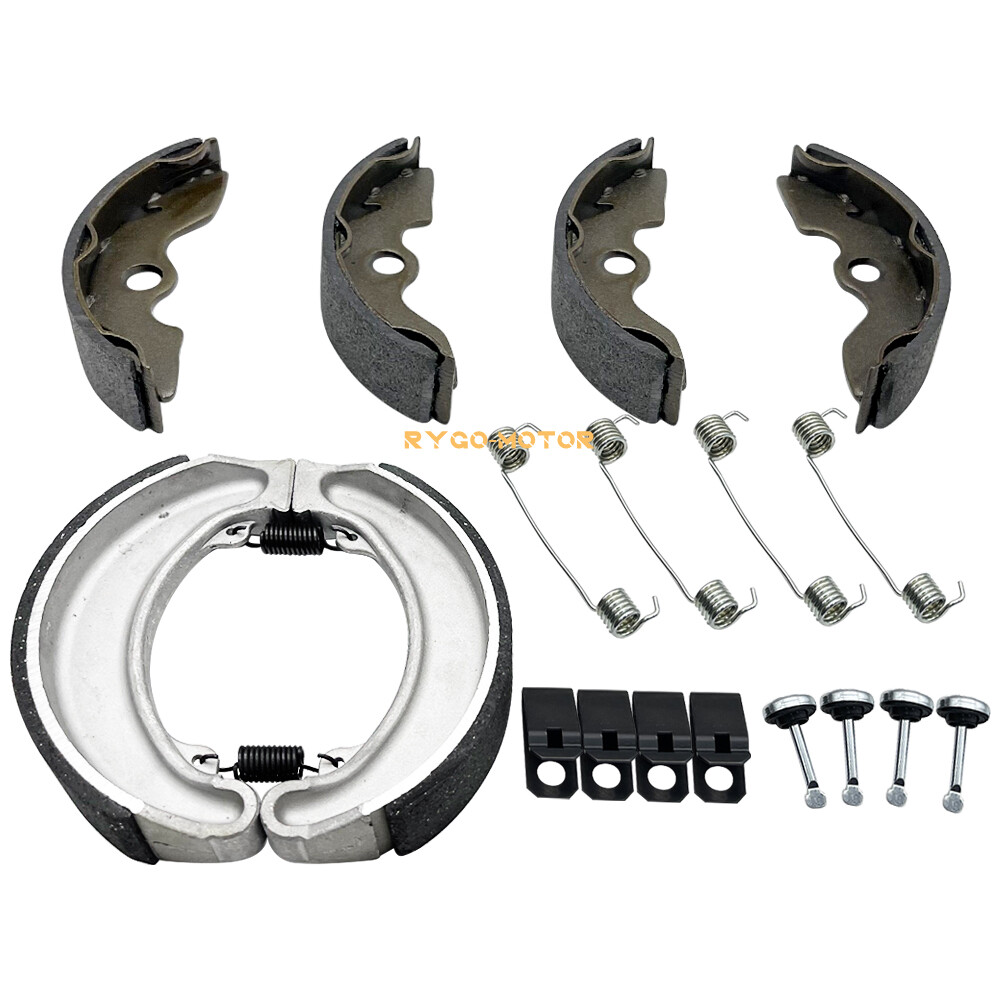 Front & Rear Brake Shoes Pins Kit for Honda Fourtrax 300 2x4 1988-2000 TRX300