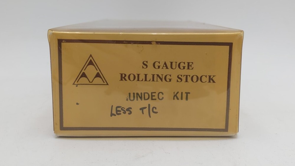 American Models S Scale Undecorated Boxcar Kit EX/Box