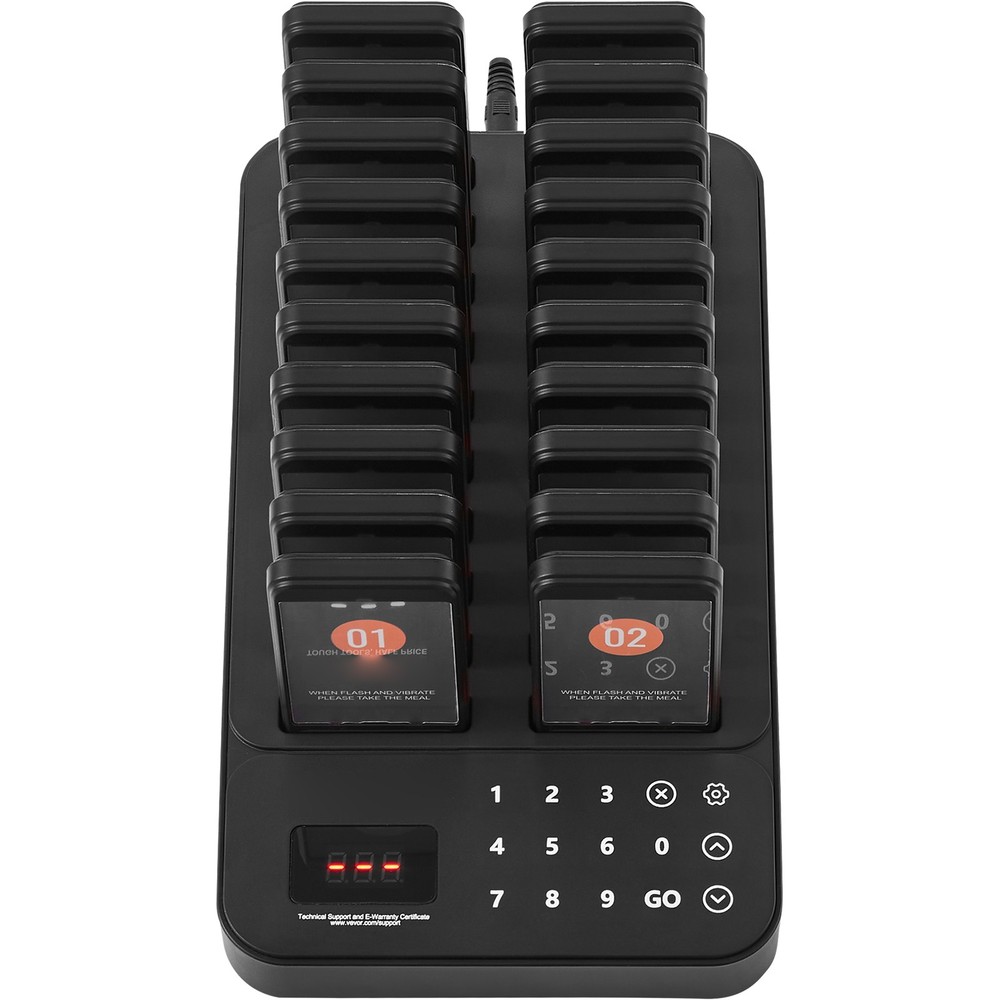 Restaurant Wireless Pager System 20 Call Coasters Guest Queuing Calling