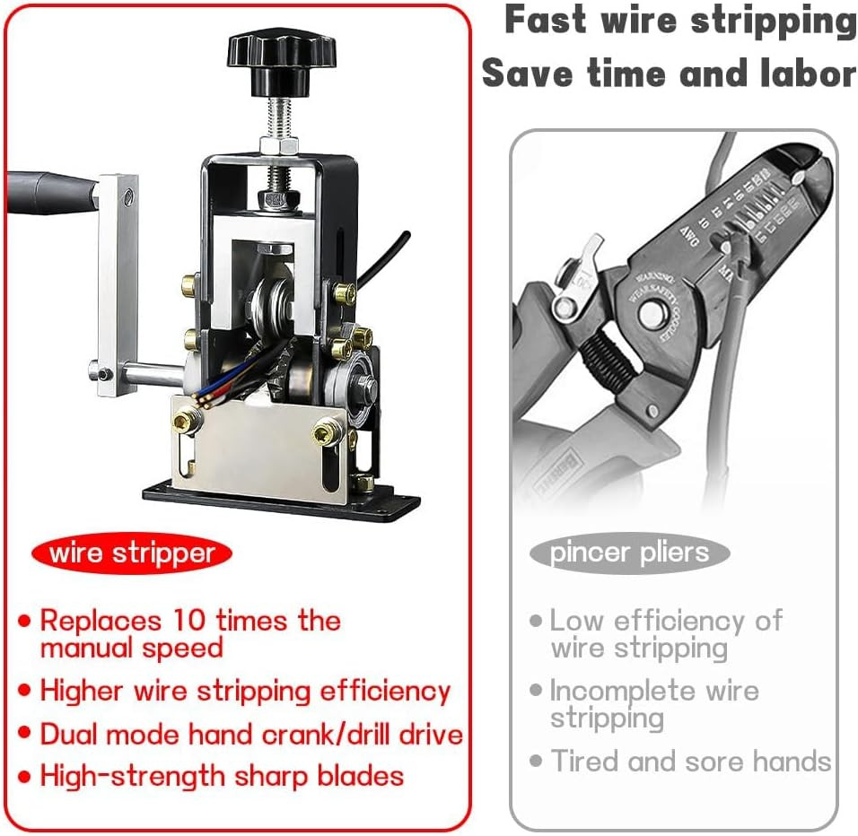 Automatic Copper Wire Stripper Machine Pelador de Cable Electrico Drill Power...