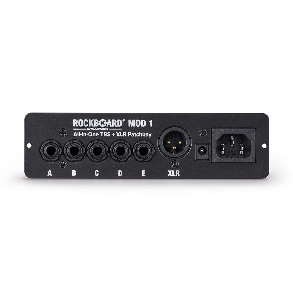 RockBoard MOD 1 V2 - TRS & XLR, IEC & Barrel Patchbay