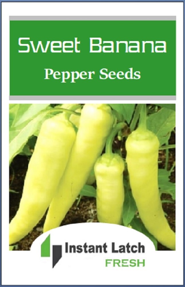 Sweet Banana Pepper Seeds | NON-GMO | Heirloom | Fresh Garden Seeds