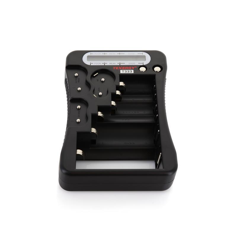 Tenergy T-333 Universal Battery Tester AA/AAA/C/D/9V/CR123A/CR2/CRV3/2CR5/CRP2