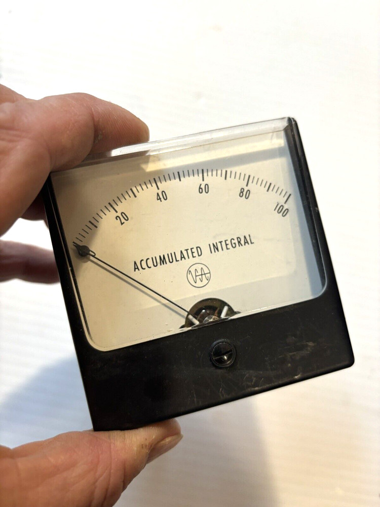 ACCUMULATED INTEGRAL PANEL METER 0-100 MADE BY SIMPSON USA