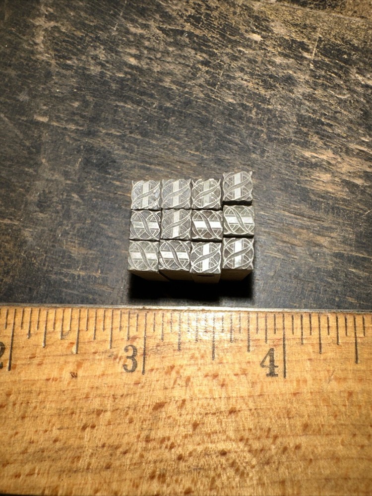 Lead Dingbats ( Border Edge ) Beautiful Iines! 12 Total