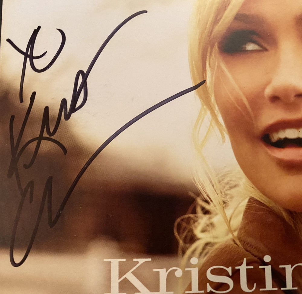 SIGNED/ AUTOGRAPHED Kristin Chenoweth "Some Lessons Learned" cd braodway vocal