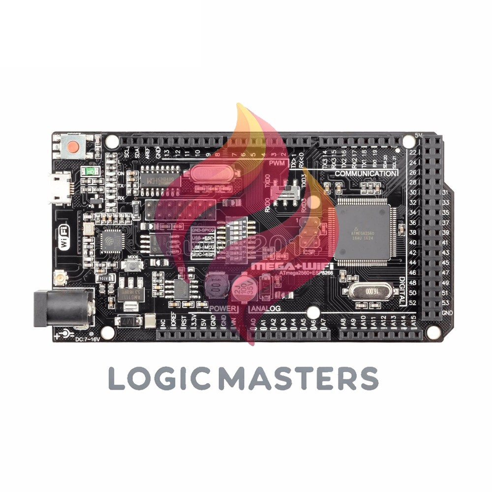 Mega+WiFi R3 ATmega2560+ESP8266 32Mb Memory USB-TTL NEW