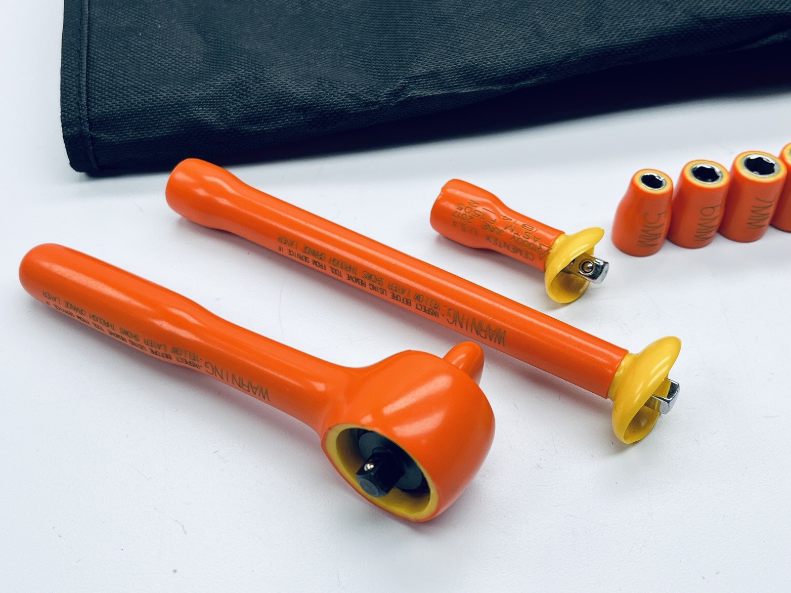 Cementex 13pc IR14-LC Insulated Ratchet Socket Set 1/4" 5mm-14mm ISS14-13M-514