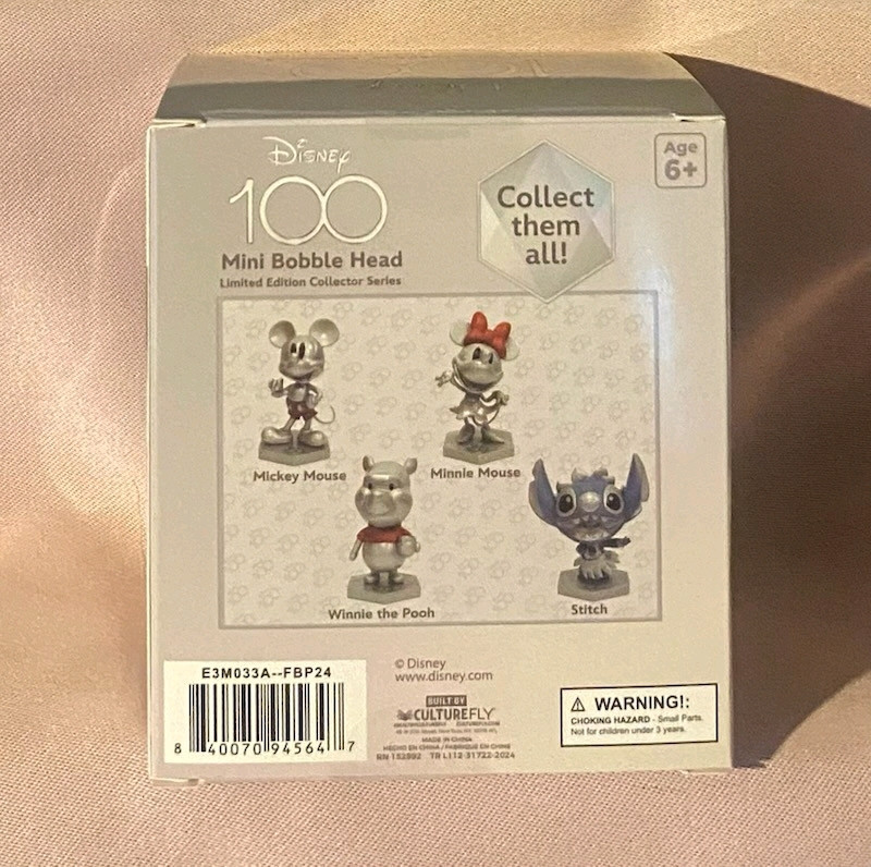 Disney 100 Limited Edition Mickey Mouse Mini Bobble Head