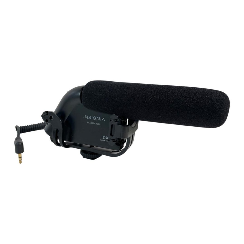 Camera-Mounted Shotgun Condenser Microphone - Black