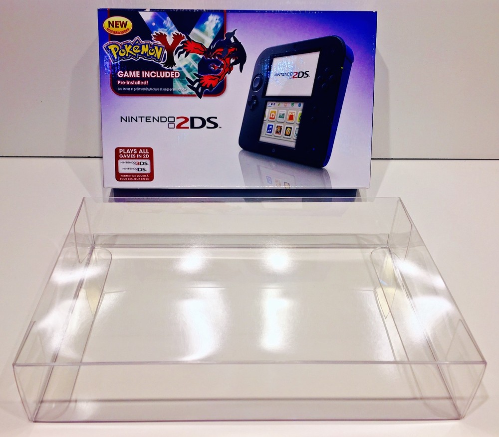 1 Box Protector for NINTENDO 2DS Console Boxes (NTSC) Fits Zelda Link Clear Case