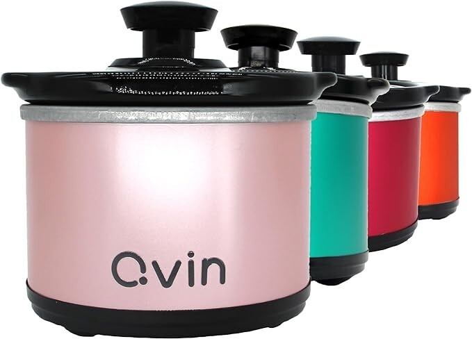 0.65QT mini  Slow Cooker - pink