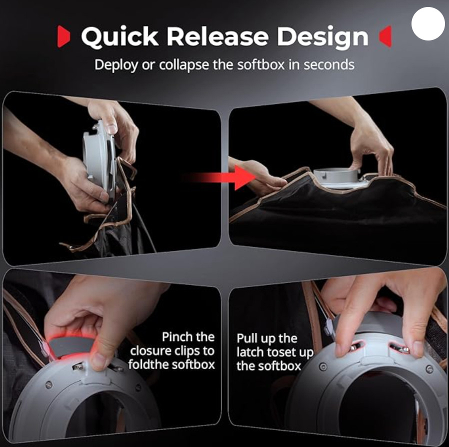 SMALLRIG 24'' x 35" Quick Release Softbox Bowens FS-6090