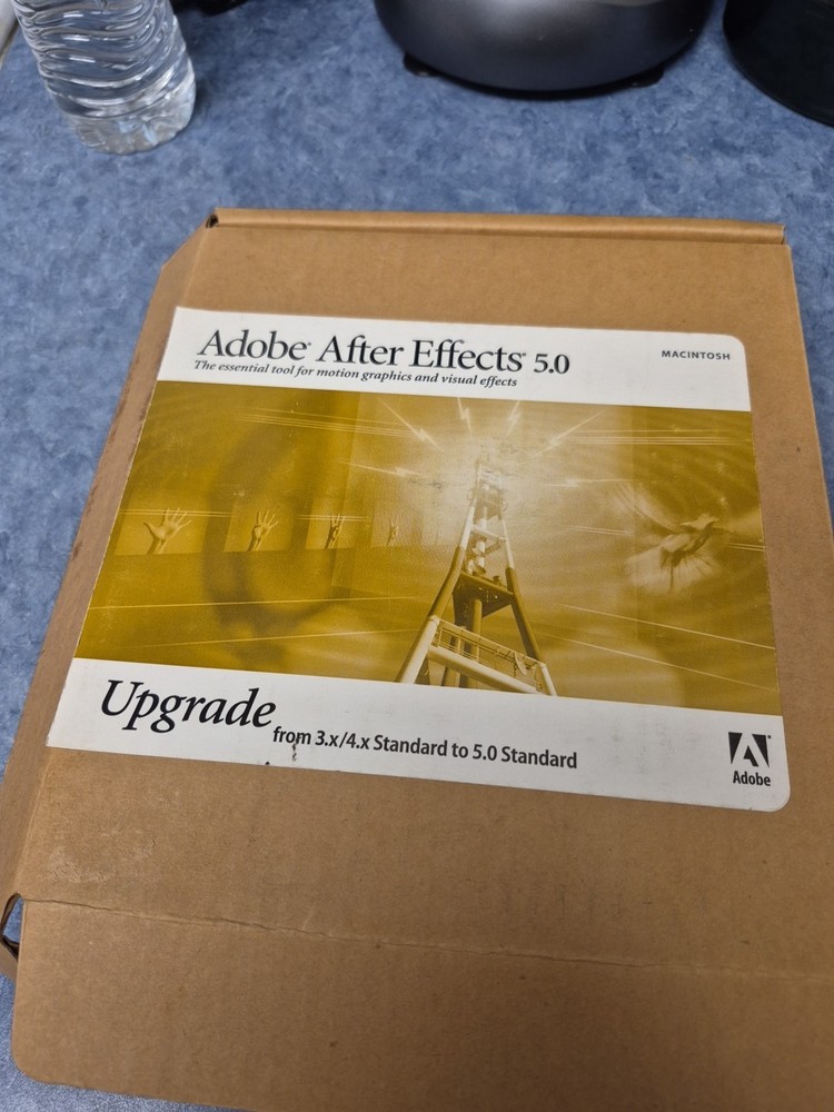 Adobe After Effects 5.0 & 5.5 Software Apple Macintosh w/ User Manuals & Plugin!