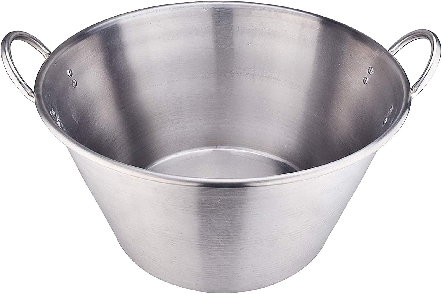 Cazo Grande 25" Acero Inoxidable para Carnitas Wok Comal Fry Heavy Duty