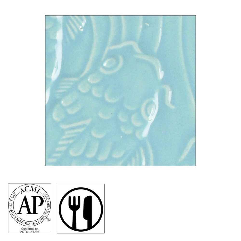 AMACO Gloss Glaze Robin's Egg