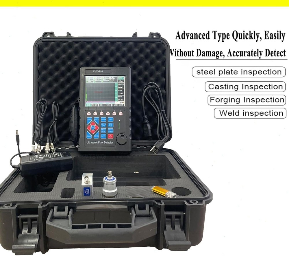 Digital Ultrasonic Flaw Detector with Measuring Range 0~10000mm USB PC Software