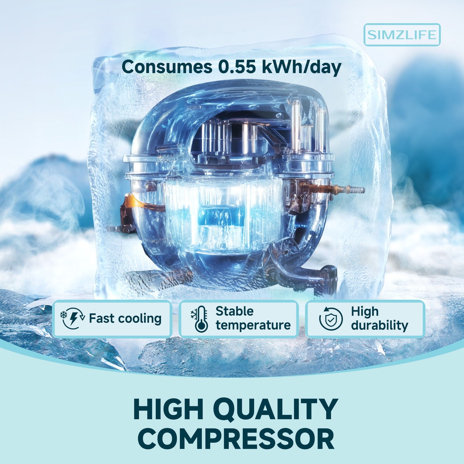 6 Bottles and 24 Cans Mini Beverage Refrigerator & Portable Cooler Refrigerator