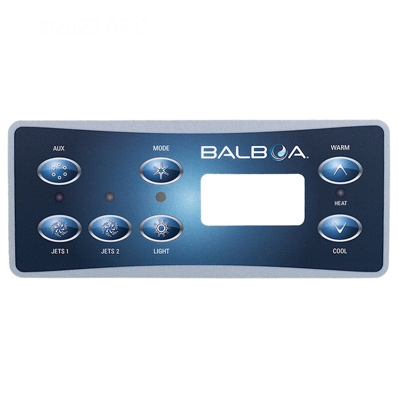 Balboa Spa Control Overlay Decal Serial Standard Panel 11159