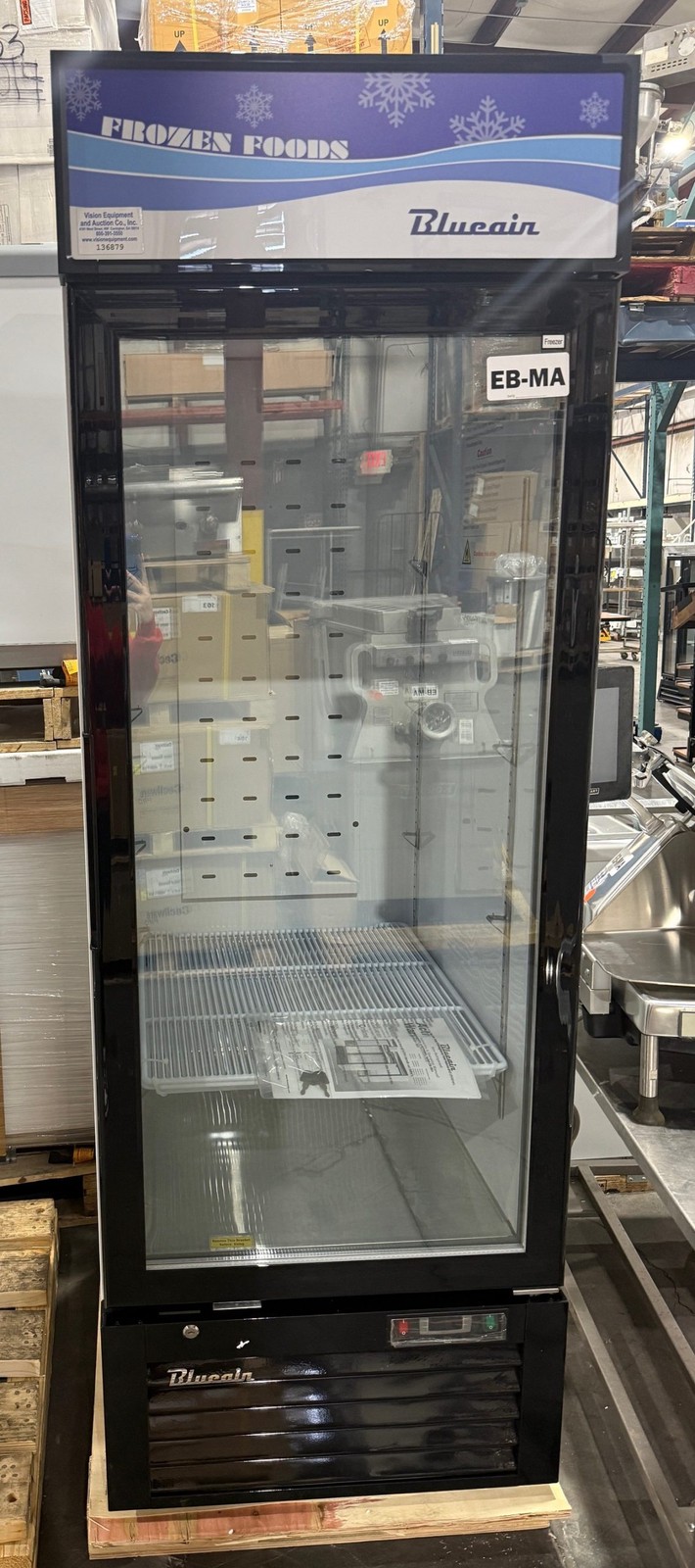 BLUEAIR BKGF23-HC GLASS DOOR MERCHANDISER FREEZER