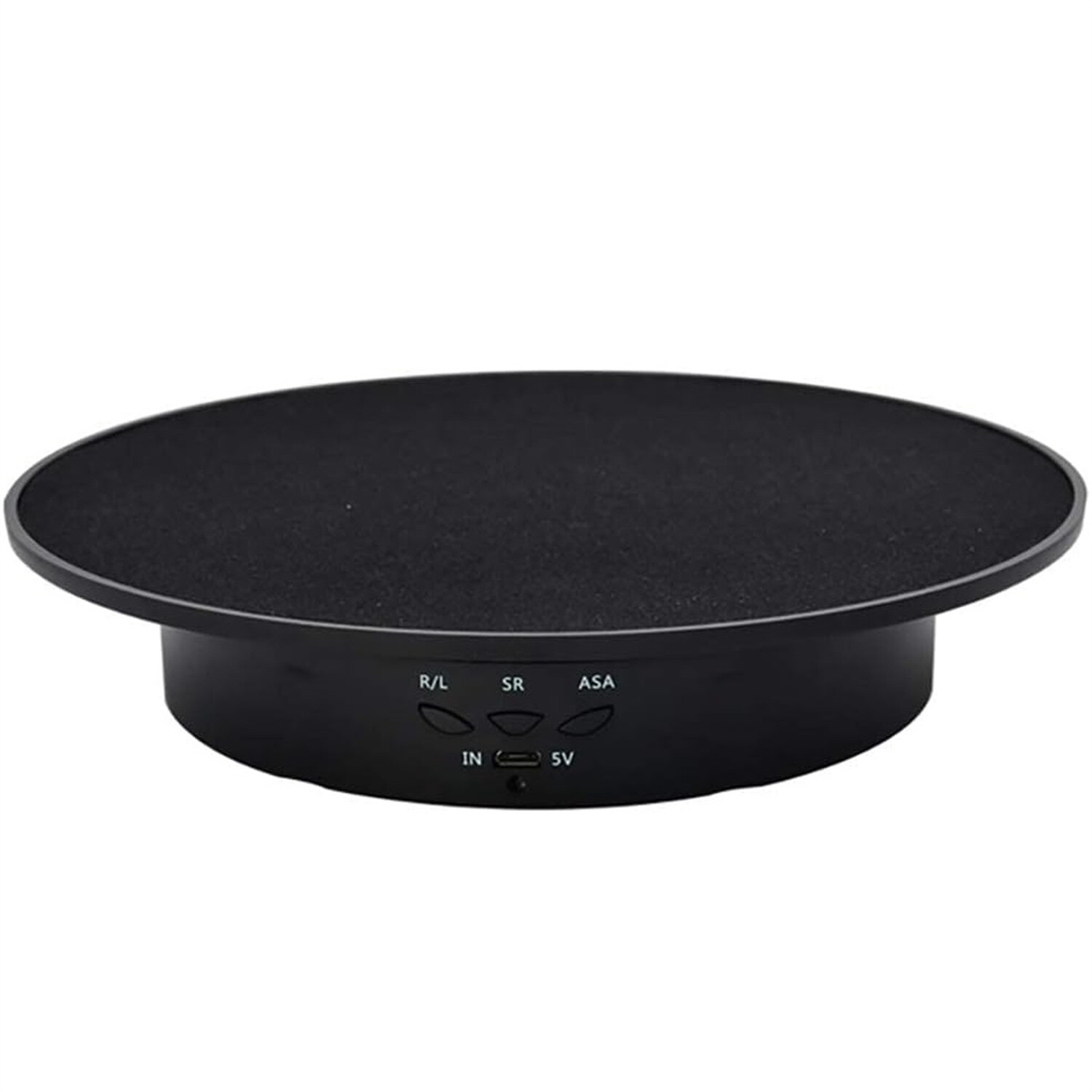 20cm 360° Electric Rotating Turntable, Rechargeable Low Noise Display Stand Show