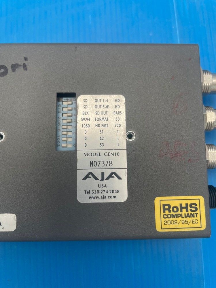 AJA GEN10 HD/SD Sync Generator Used