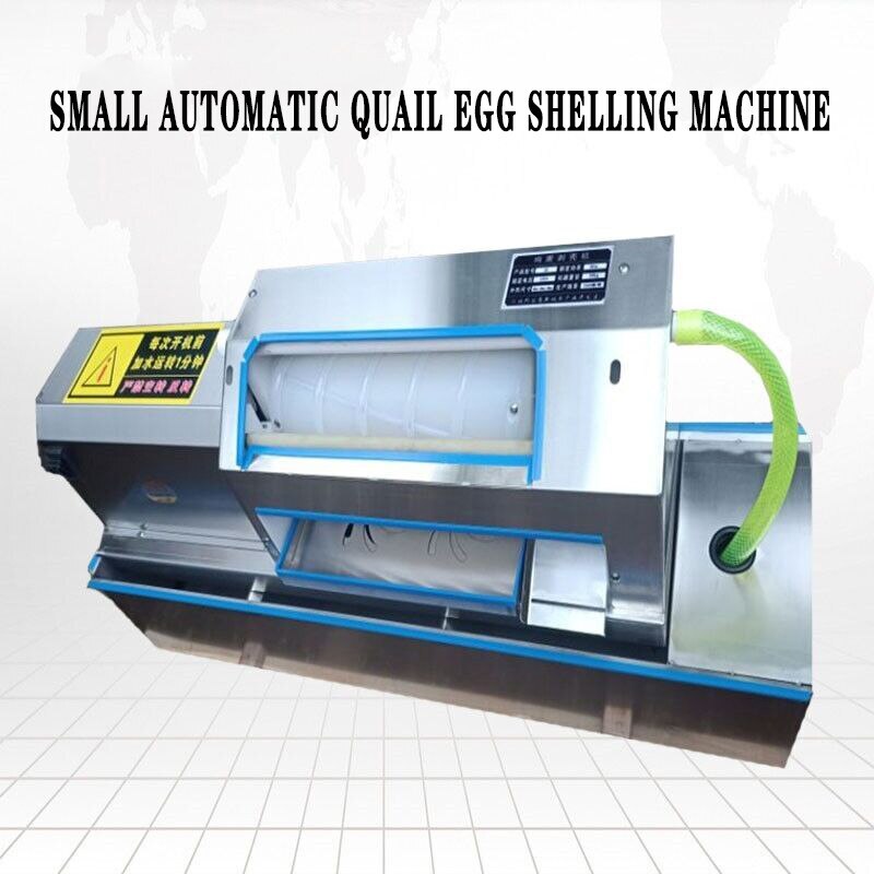 Auto Boiled Quail Egg Peeler Machine Bird Egg Peeling Machine Eggs Husk Machine