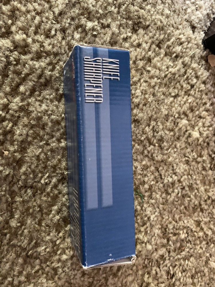 Kitchen Royal Small White Knife Sharpener In Box w/ Instructions