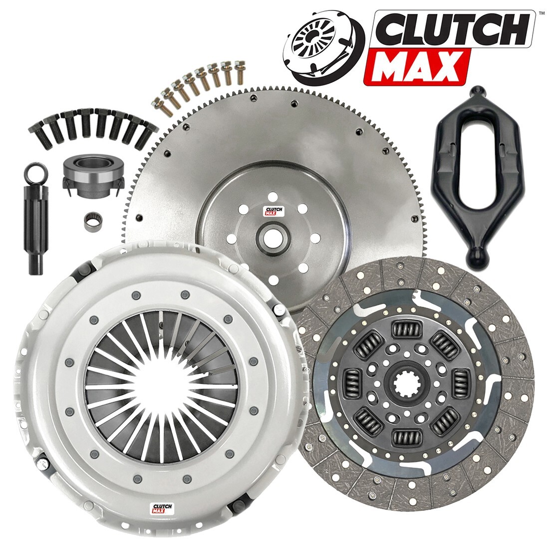 13" HD CLUTCH KIT+FLYWHEEL+FORK for 1994-2003 DODGE RAM 2500 3500 CUMMINS NV4500