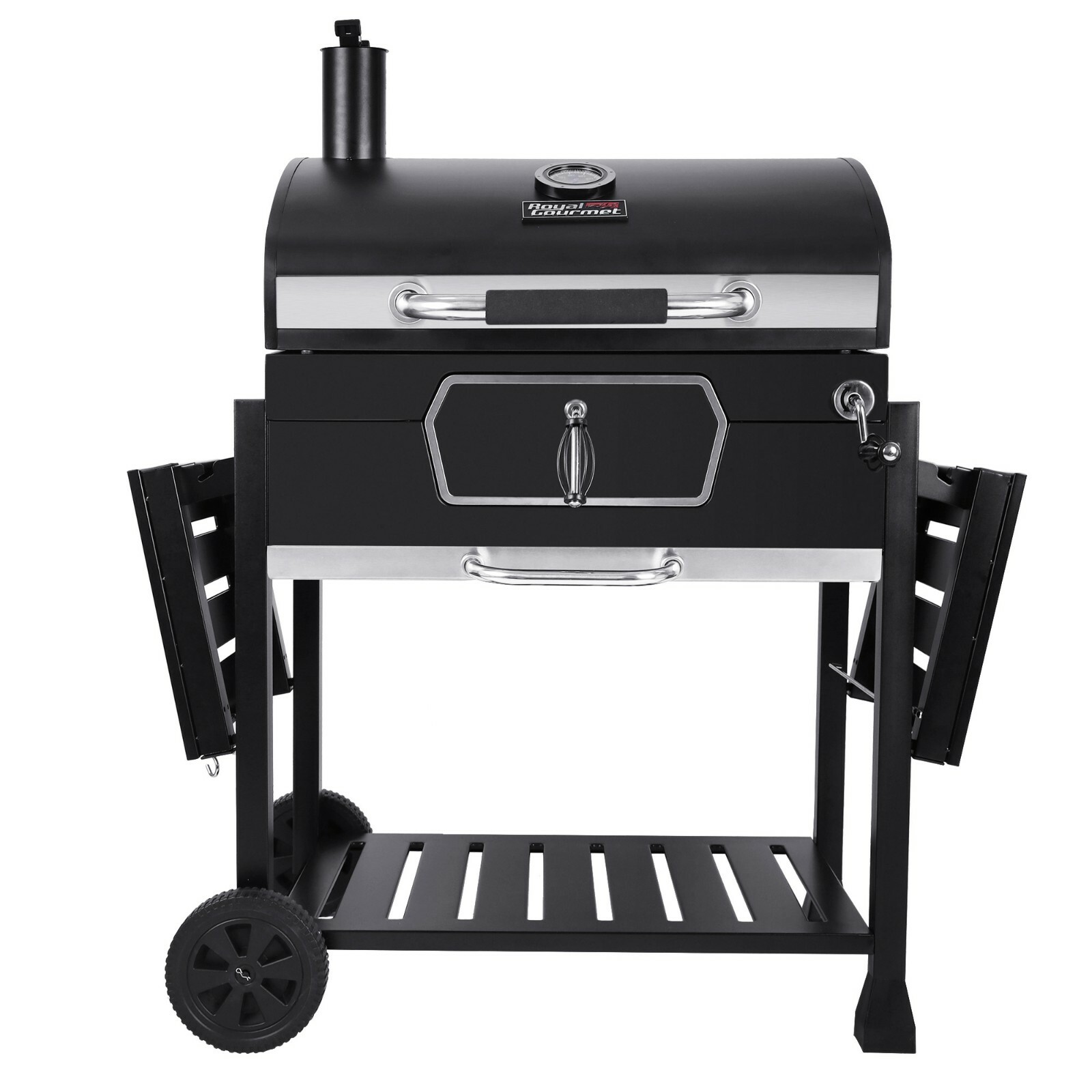 Royal Gourmet Deluxe Charcoal Grill Large Smoker Outdoor Backyard BBQ Party