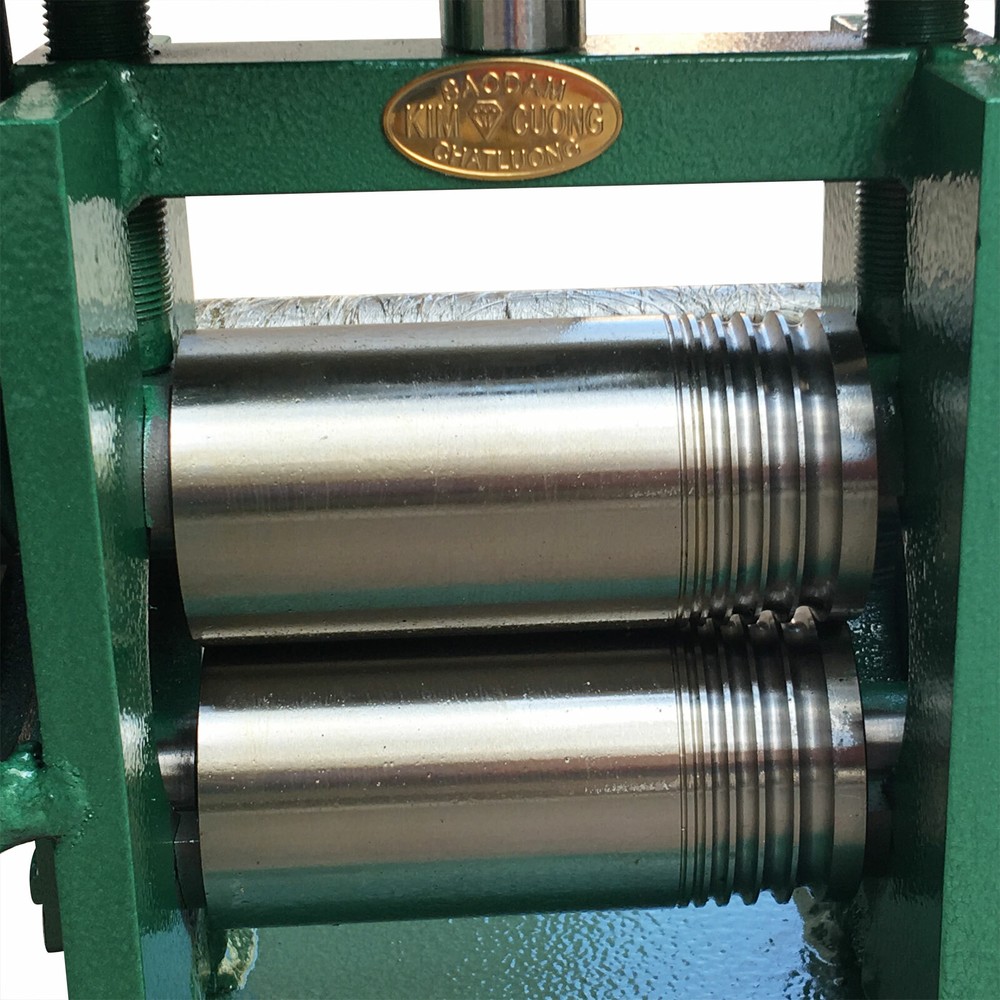 Manual Combination Rolling Mill Machine Jewelry Press Making Flake & Round Wire
