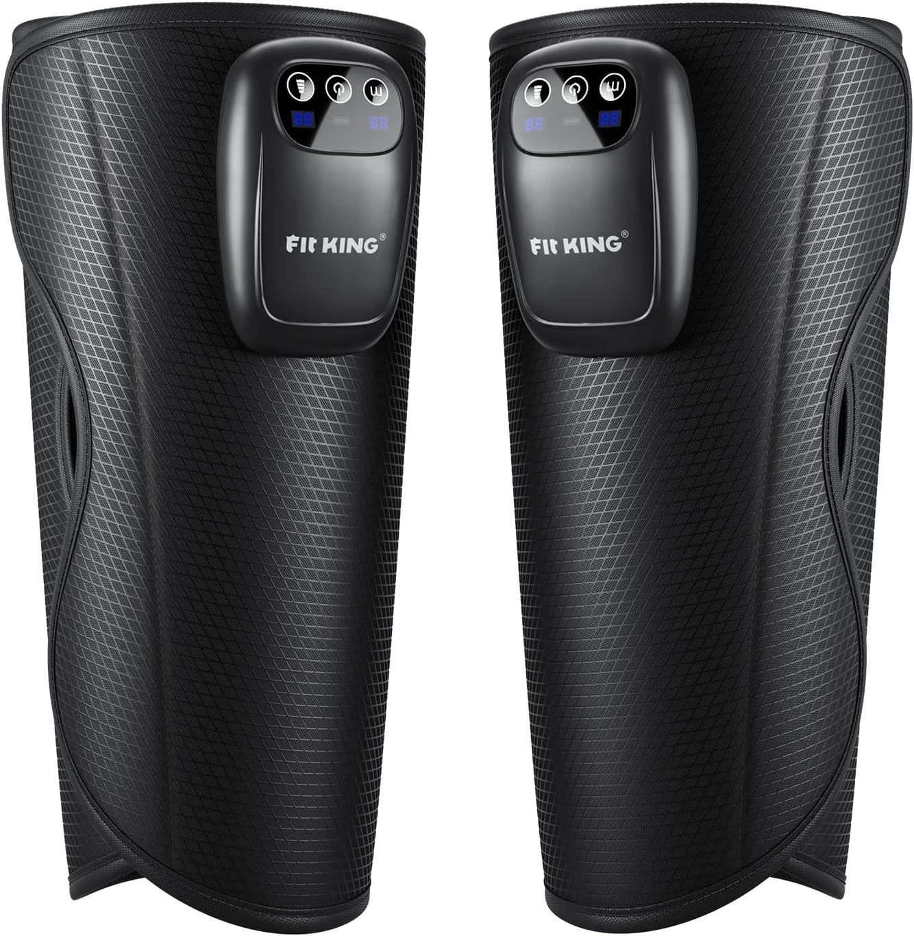 FIT KING Upgraded Cordless Leg Massager for Pain Relief, Relax, Muscle Recovery