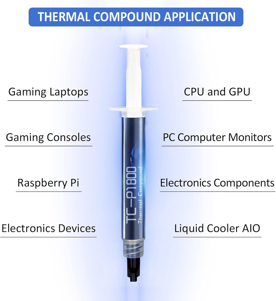 3G Thermal Paste (18W/M·K) - High-Performance CPU/GPU Thermal Grease Compound fo