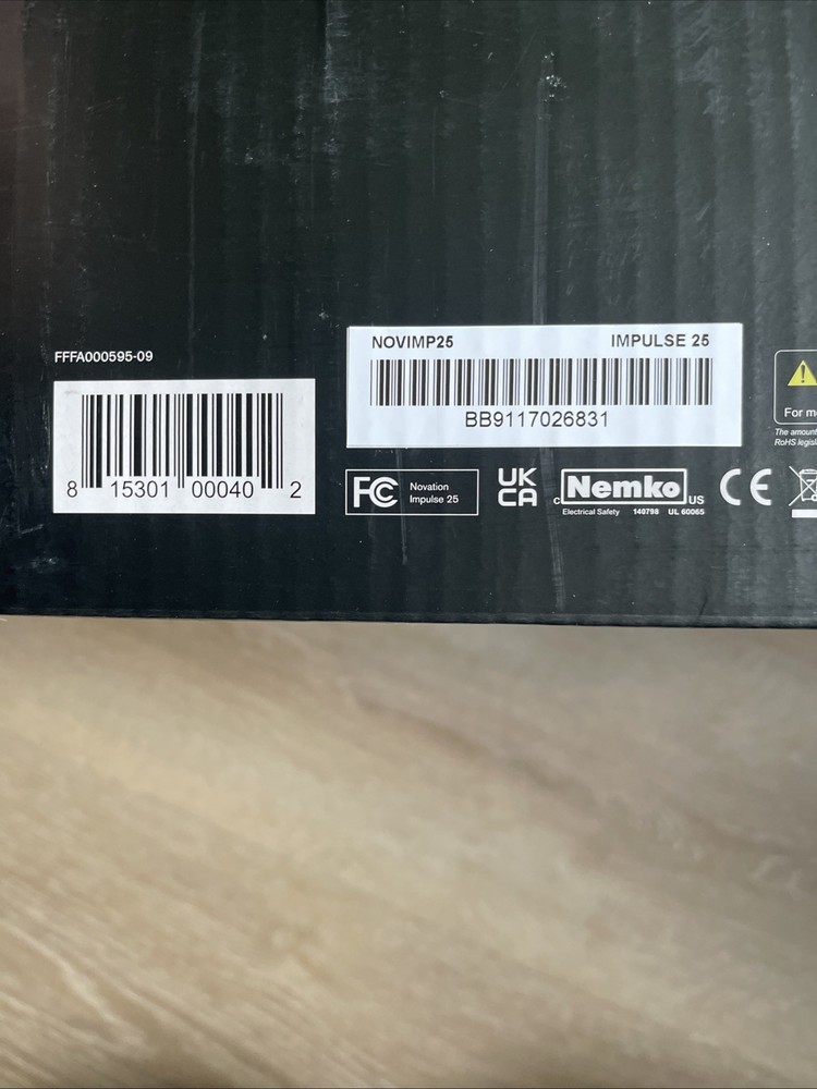 Novation Impulse 25 Controller Keyboard