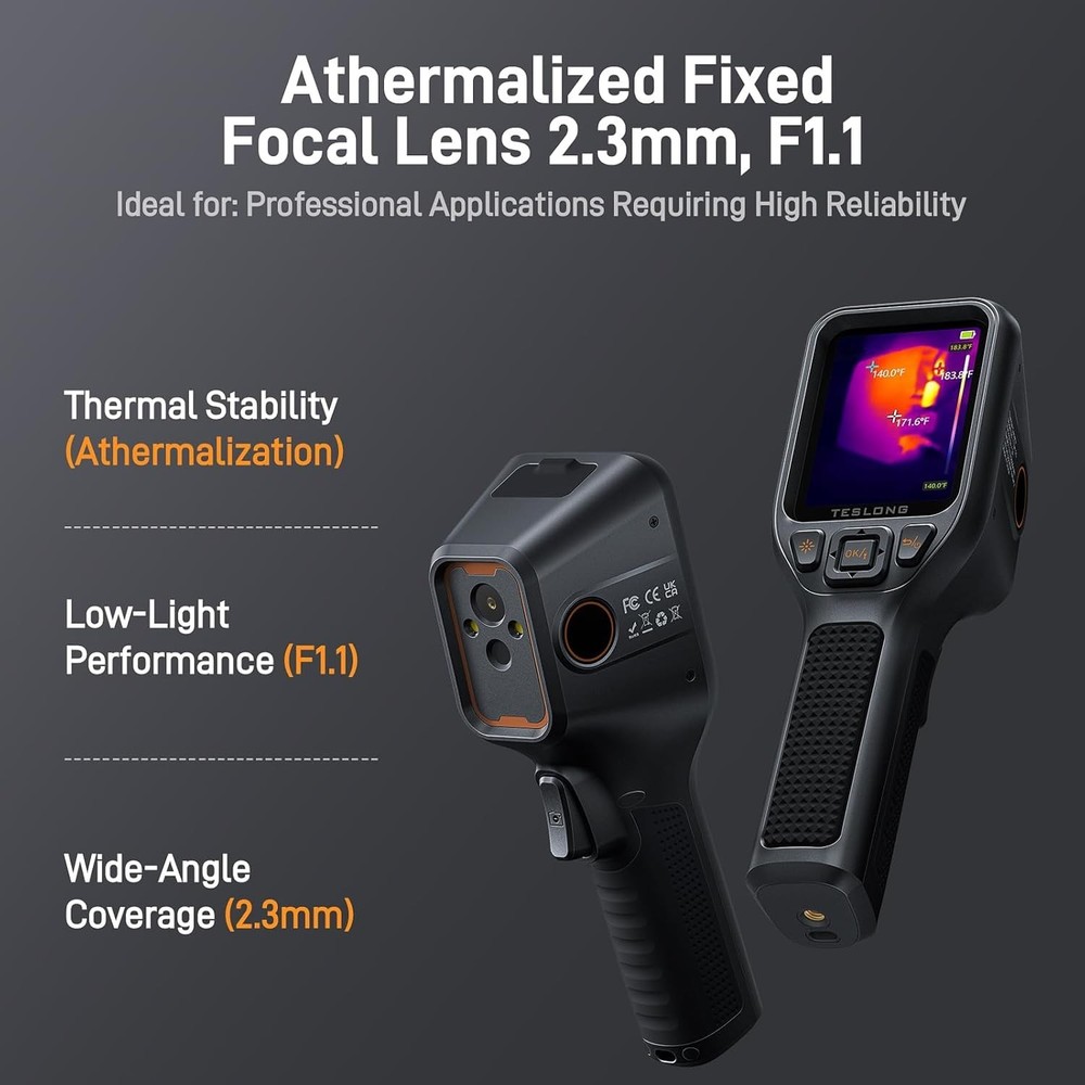 Versatile Thermal Imaging Solution for HVAC & Electrical Inspections, 120x90 IR