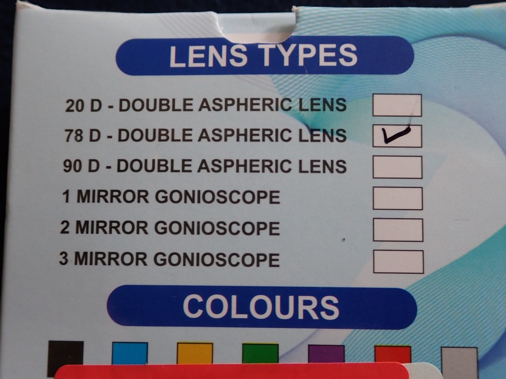 Kashsurg 78 D Double Aspheric Lens
