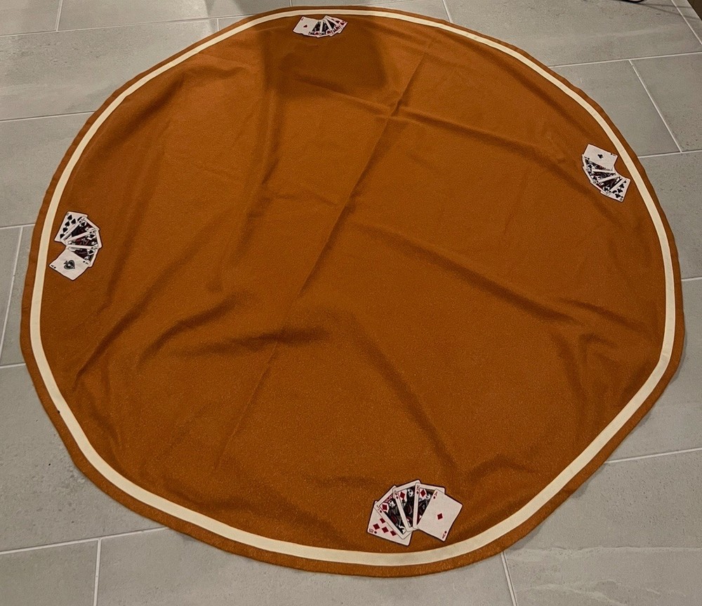 54” Felt Playing Card Table Cover