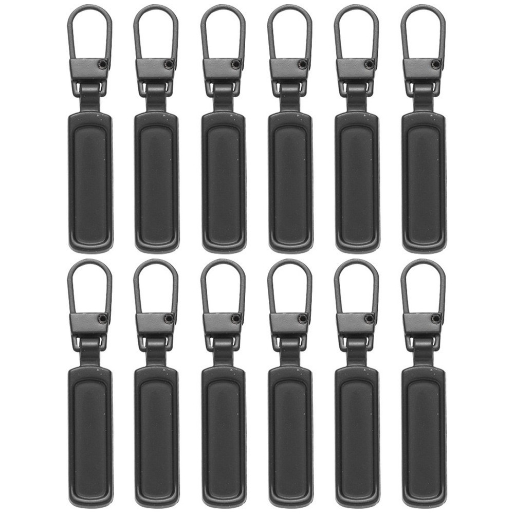 12 Pcs Replaceable Zipper Pulls Replacement Pullers Backpack Jacket