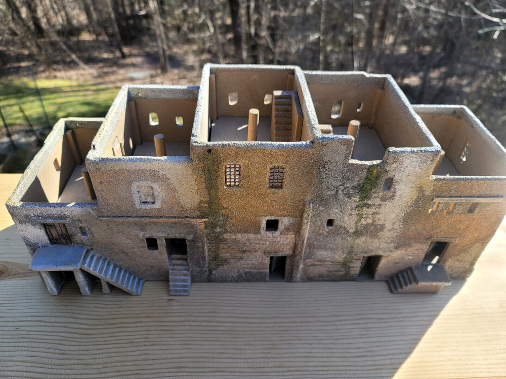Scratch built 28mm Middle Eastern Complex diorama Chris the Model Maker Riordan