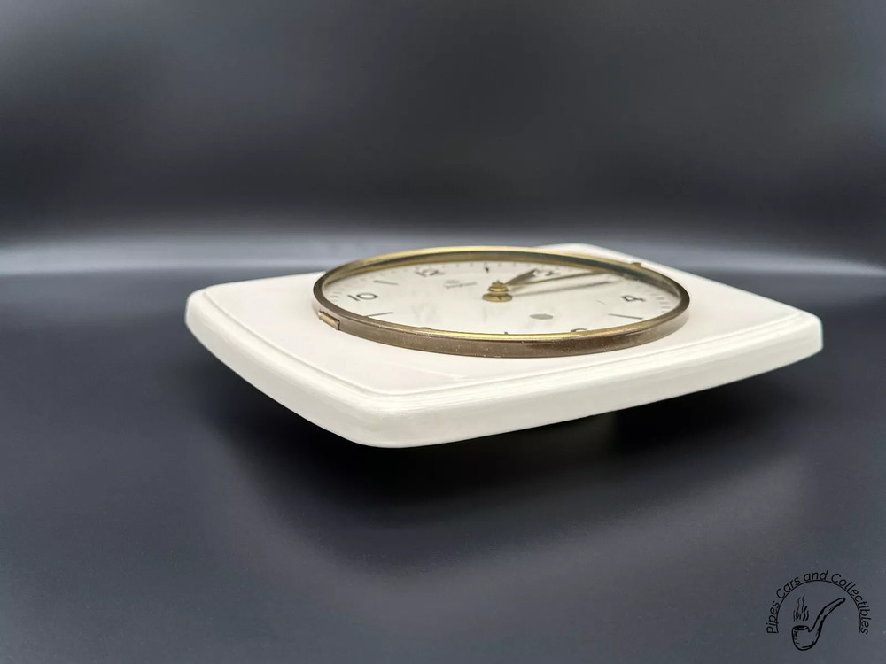 Vintage Junghans Wall Ceramic Mechanical Clock
