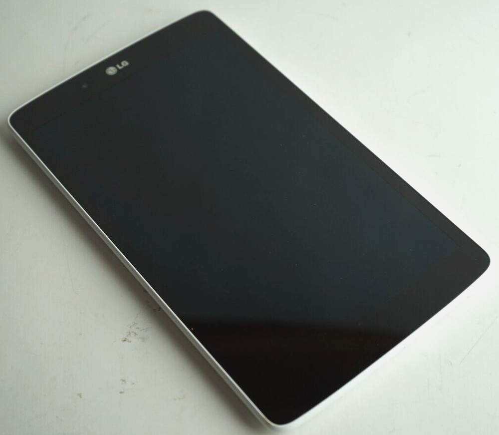 LG V480 WIFI Tablet White Android Corner Screen Discoloration
