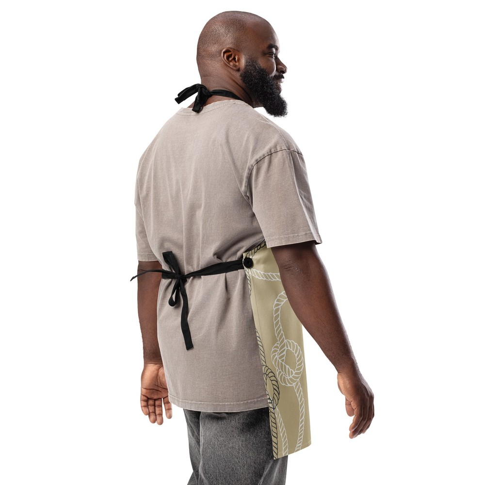 Roped In and Knotted, Rope Pattern, Unisex Apron