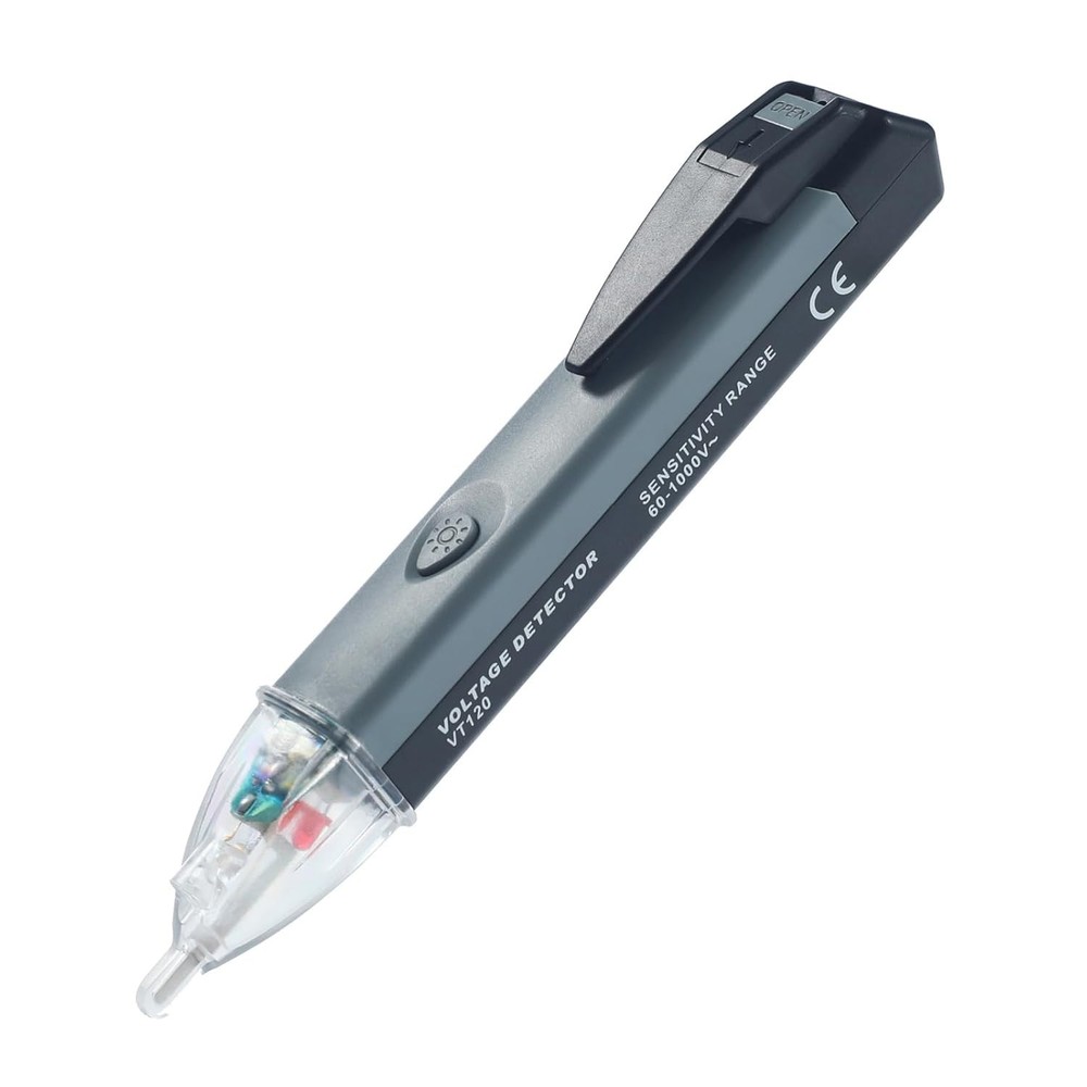 Portable Voltage Detection Tool - Non-Contact, LED Flashlight, 60V-1000V Range